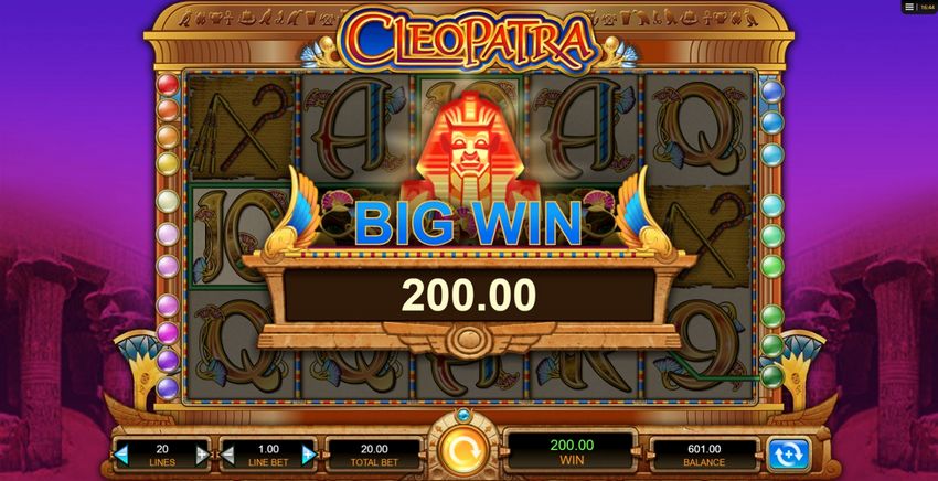 Cleopatra Gold Slot Video Game